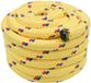 vidaXL Boottouw 60 mm 5 m Geel Polypropyleen