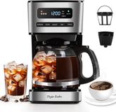 Taylor Swoden 30APQ - Filter koffiezetapparaat - 1.8L - Ijskoffie-modus - Met Timerfunctie en LCD-display - RVS/Zwart