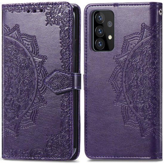 imoshion Mandala Bookcase Samsung Galaxy A52 (4G) / A52s / A52 (5G) - Paars