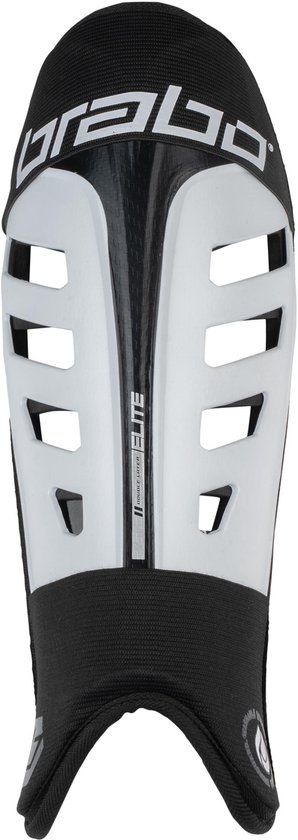 Brabo Elite Shinguard Zwart - Wit M