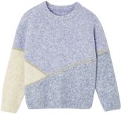 Vertbaudet Meisjestrui met colorblock Blauw