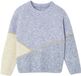 Vertbaudet Meisjestrui met colorblock Blauw