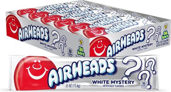 Airheads White Mystery - 36 x 15g - American Candy
