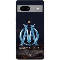 Maniacase Google Pixel 7a OM-logo blauw en goud stadion hoesje