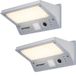 HOFTRONIC Burley - Solar Buitenlamp - Met bewegingssensor - IP65 Waterdicht - 3000K Warm wit - 3 lichtstanden