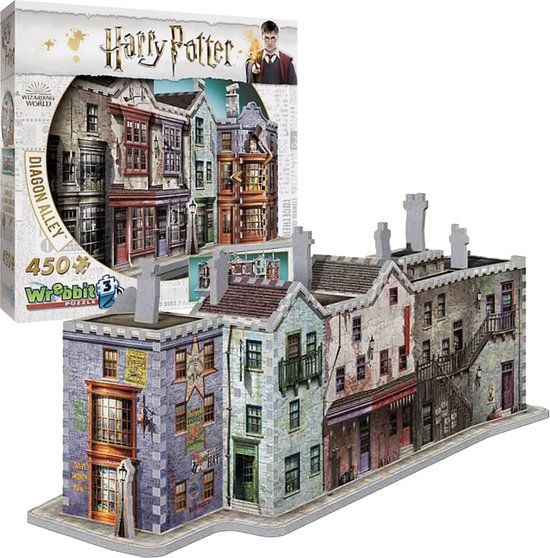 Wrebbit 3D Puzzle Harry Potter Dragon Alley - 450 Pieces