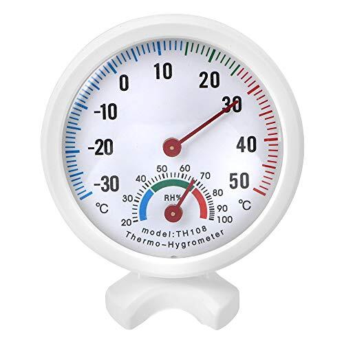 NOPNOG Ronde thermometer en hygrometer, wijzer, wandmontage