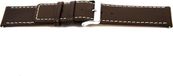 Excellent Prisma Ltd. Bracelet J310 Cuir Classique Marron 26mm Unisexe