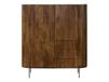 Buffet en bois de manguier 150x45x160 marron laqué BARCELONA #241