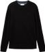 Tom Tailor Pull en tricot de coton Taille XXXL Noir