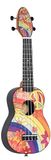 KEIKI Ukelele Set "Peace 68 Lefty - incl. Gymbag/H-Tuner/5 Picks/Riem (K2-68-L)"