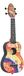 KEIKI Ukelele Set "Peace 68 Lefty - incl. Gymbag/H-Tuner/5 Picks/Riem (K2-68-L)"