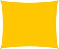 vidaXL Zonnezeil 160 g/m² 2,5x3 m HDPE Geel
