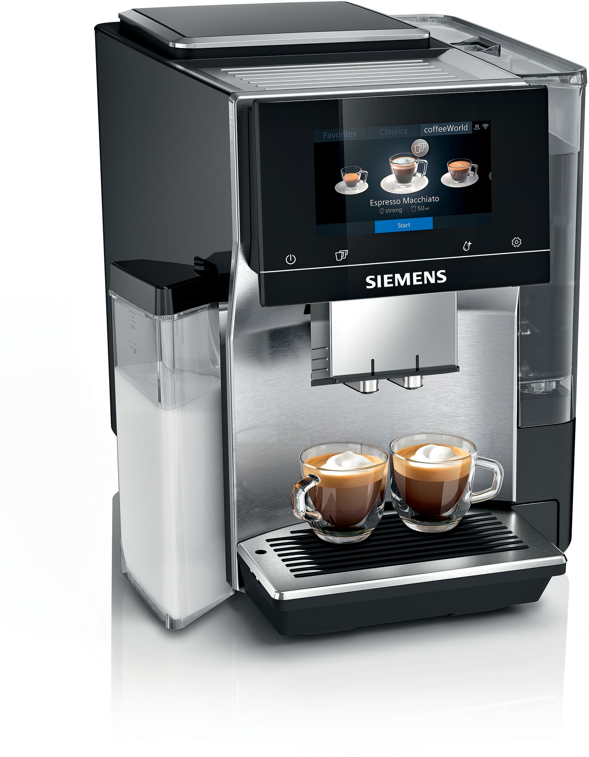Siemens EQ700 Integral TQ707R03 - Volautomatische Espressomachine - Zwart/RVS