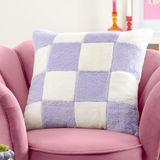 Heya Home Cozee Geruite Faux Fur Feather Gevuld Kussen