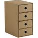 Rössler Papier 1524452624 kantoor ladeblok Espresso