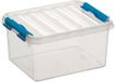 Sunware - Q-line opbergbox 2L transparant blauw
