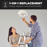 HOFTRONIC™ E27 LED Lamp - 10,5 Watt 1055 lumen - 2700K Warm wit licht - Grote fitting - Vervangt 75 Watt
