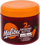 Malibu Sun SPF 2 Bronzing Tanning Body Butter - Bèta-caroteen en Arganolie – Kokosgeur – 300 ml