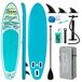 Planche de paddle gonflable - Planche de paddle autonome - 335x83x15 cm - Set complet avec pagaie, pompe et sac à dos - Cordon de sécurité et sac étanche inclus - Pour adultes - SUPFR03F