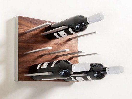 STACT Walnut wijnrek - 9 flessen