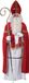 Merkloos Espa Nv Sinterklaas kostuum luxe voor heren - polyester - rood - One size