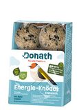 Donath Energiebol Klassiek in een bio-netje - mezenbol in een bio-netje - 100g per bol - met vet voor extra kracht - waardevol vogelvoer voor alle seizoenen - geproduceerd in Zuid-Duitsland