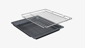 Bosch Serie 4 HBA534BS3 Oven - 71L, 3400W, A+, Black/Stainless Steel