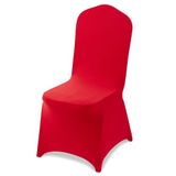 VEVOR Stoelhoezen, 50 Stuks, Wasbare en Afneembare Stoelhoezen van Polyester-Spandex voor Bruiloften, Diners, Banketten en Restaurants, Geschikt voor Stoelen, 51 X 45 X 95 cm, Rood