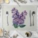Merkloos Placemats Set - Tafelonderleggers - Tafel Beschermen - Wasbaar En Antislip - 40x30 cm - Hyacint