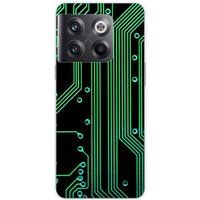 OnePlus Siliconen hoesje - ontwerp texture circuit geek