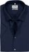 OLYMP Level 5 body fit chemise - manche courte - popeline - bleu marine - Repassage facile - Tour de cou : 37