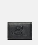 Liebeskind Berlin Portemonnee Linn Wallet Zwart Leer Vrouwen 8 Pasjes RFID Overslag