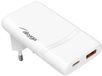 Akyga USB-oplader 65 W USB-C, USB-A Wit