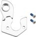 Dailygoods Patte de dérailleur Aluminium - Compatible avec Decathlon Rockrider/ST540/ST900 - Argent