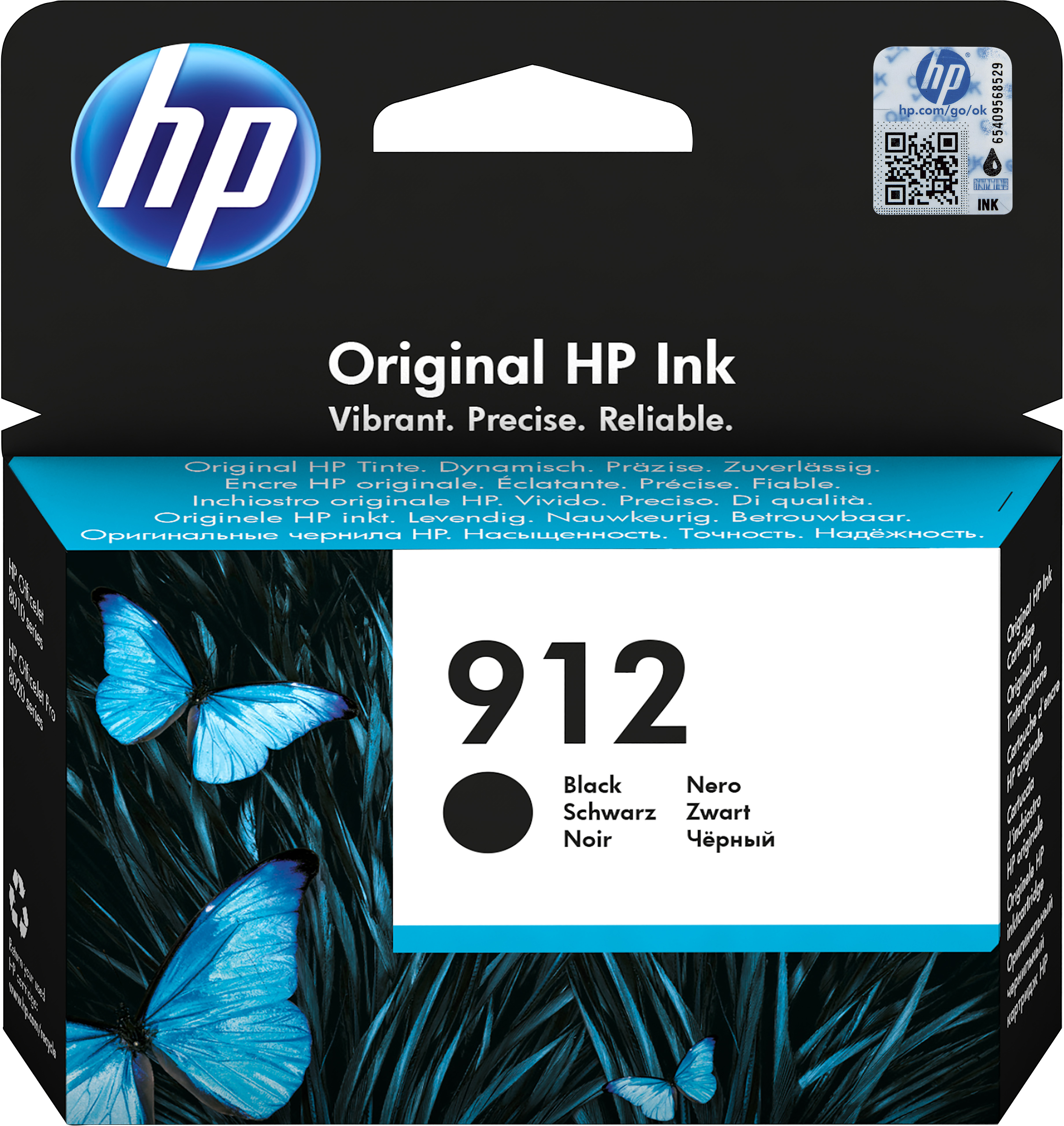 HP 912 originele zwarte inktcartridge