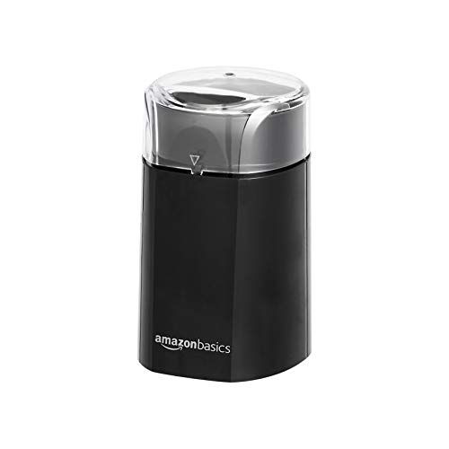 AmazonBasics Electric Coffee Bean Grinder - Zwart
