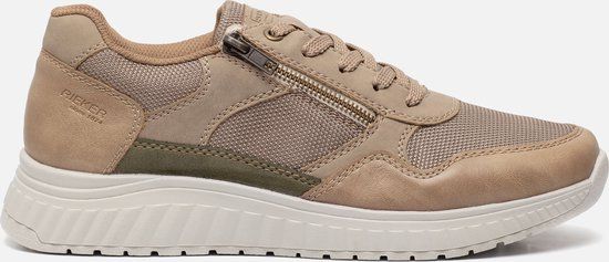 Rieker Sneakers taupe Synthetisch - Maat 42