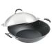 Circulon A1 Serie ScratchDefense Non Stick Wok met Stalen Deksel, 36cm