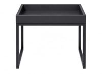 M2 Kollektion Dublin 1 salontafel, hout, kernbeuken zwart, 49x36x49