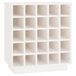 VidaXL Wijnkast 55,5x34x61 cm massief grenenhout wit