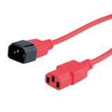 ROLINE 19.08.1531 electriciteitssnoer Rood 3 m IEC 320