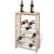 VidaXL Floor Wine Rack 25 Bottles Wood