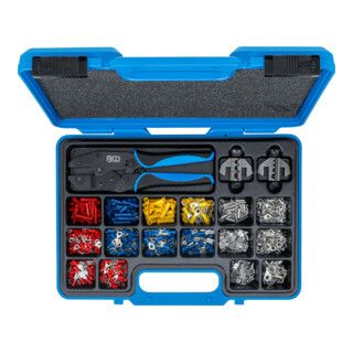 BGS Krimptang set met kabelschoenen assortiment - 1000 delig