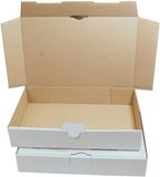 packadi 25 x Ecologische Witte Kartonnen Postdozen/ Verzenddozen 35 x 25 x 5 cm formaat A4+
