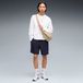 PUMA Essentials Elevated relaxte Material short voor Heren, Blauw, Maat XS