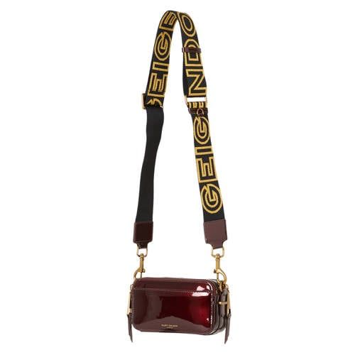 Kurt Geiger leren crossbody tas Shoreditch bordeauxrood
