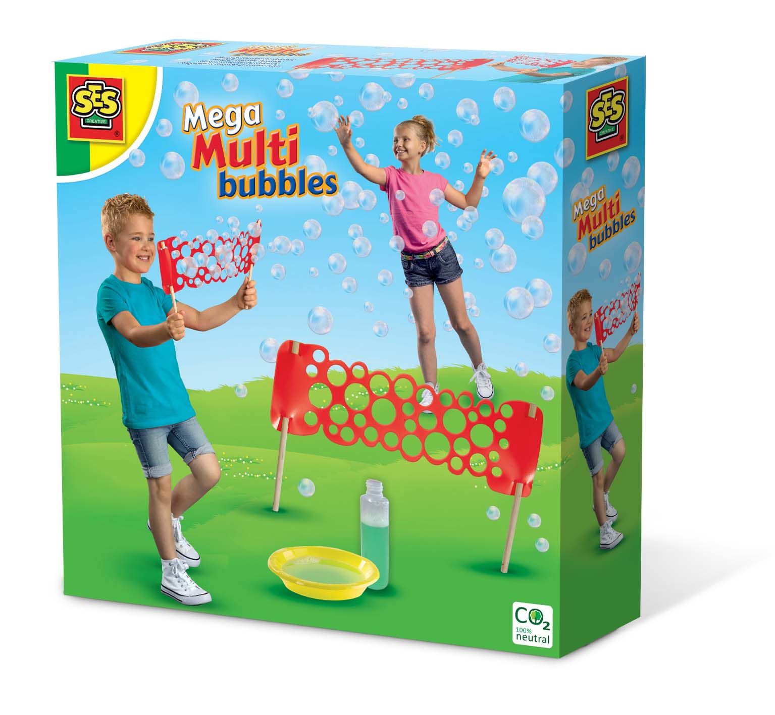 SES Creative Mega Multi Bubbles - Soap Bubbles - 200ml - Multicolour - Boy/Girl - 5+ Years