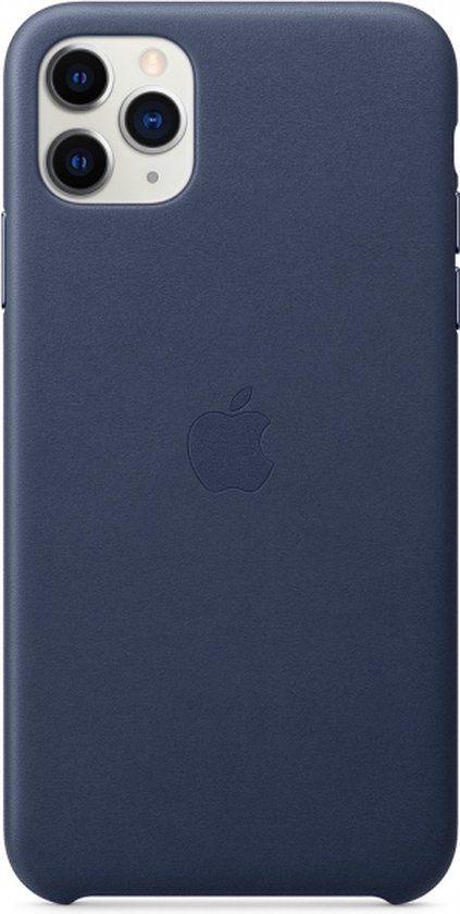 Apple iPhone 11 Pro Max Leather Case - Blue