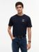 Tommy Hilfiger T-shirt à manches courtes pour homme Coton Taille M Bleu clair/Noir/Blanc